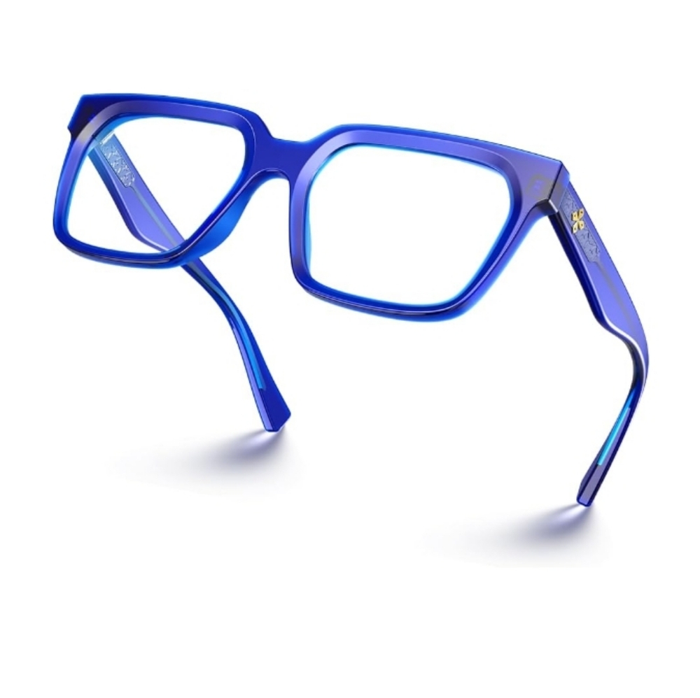 Blue Light Blocking Computer Eyewear Glasses Blue Frame